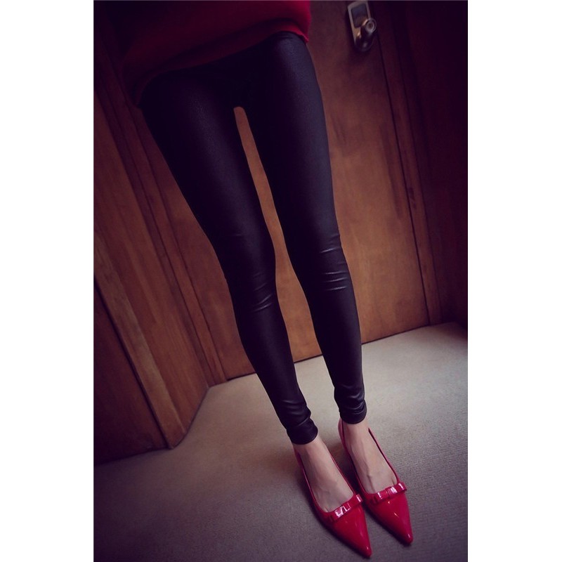 Quần legging giả da với thiết kế da rắn | BigBuy360 - bigbuy360.vn