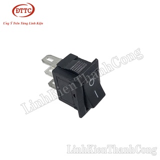 Bộ 10 Chiếc Công Tắc KCD11-3P 3A 250V 15x10mm Đen 2 Chế Độ