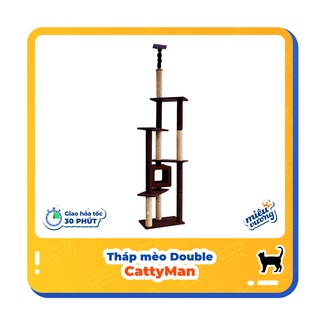 Tháp cây cào móng mèo đôi Double Cat Tree