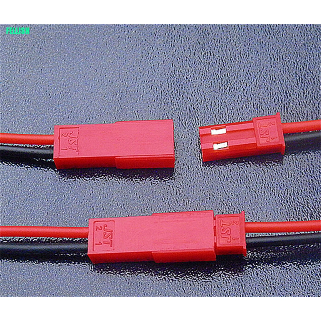 Bộ 10 Cặp Dây Cáp Nối 100mm Male + Female Jst Cho Đồ Chơi Rc