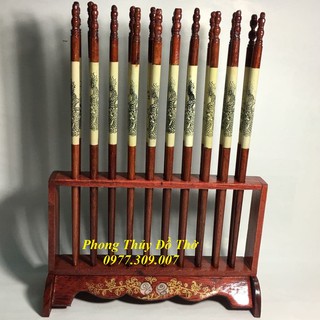Đũa thờ bộ 10 đôi bằng gỗ đẹp