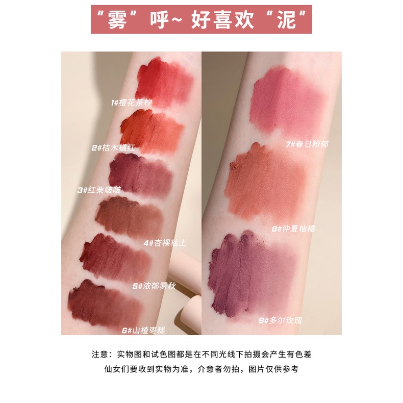 Son Kem XIXI Tông Nhung Lì Trang Điểm Lâu Trôi