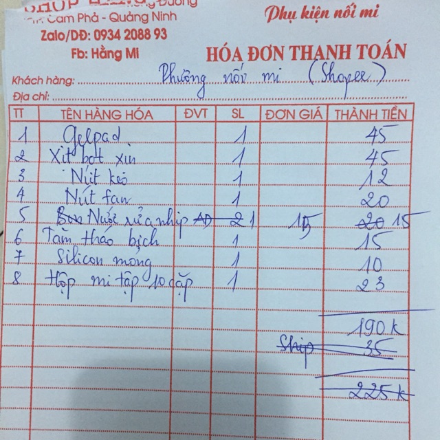 Combo phụ kiện nối mi