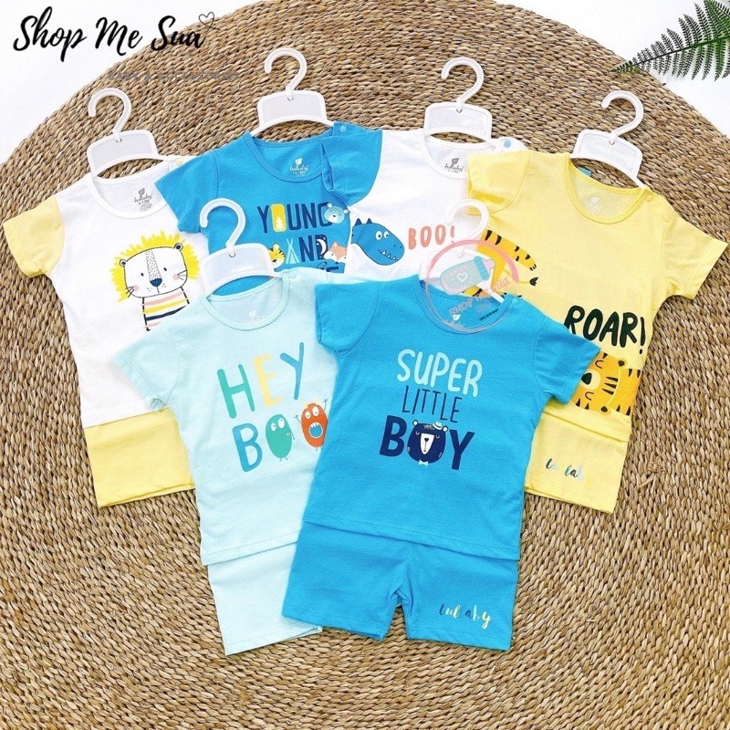 Bộ cộc tay cài vai bé trai Lullaby [NH616P-NH617P] (Sz 6m-4y)