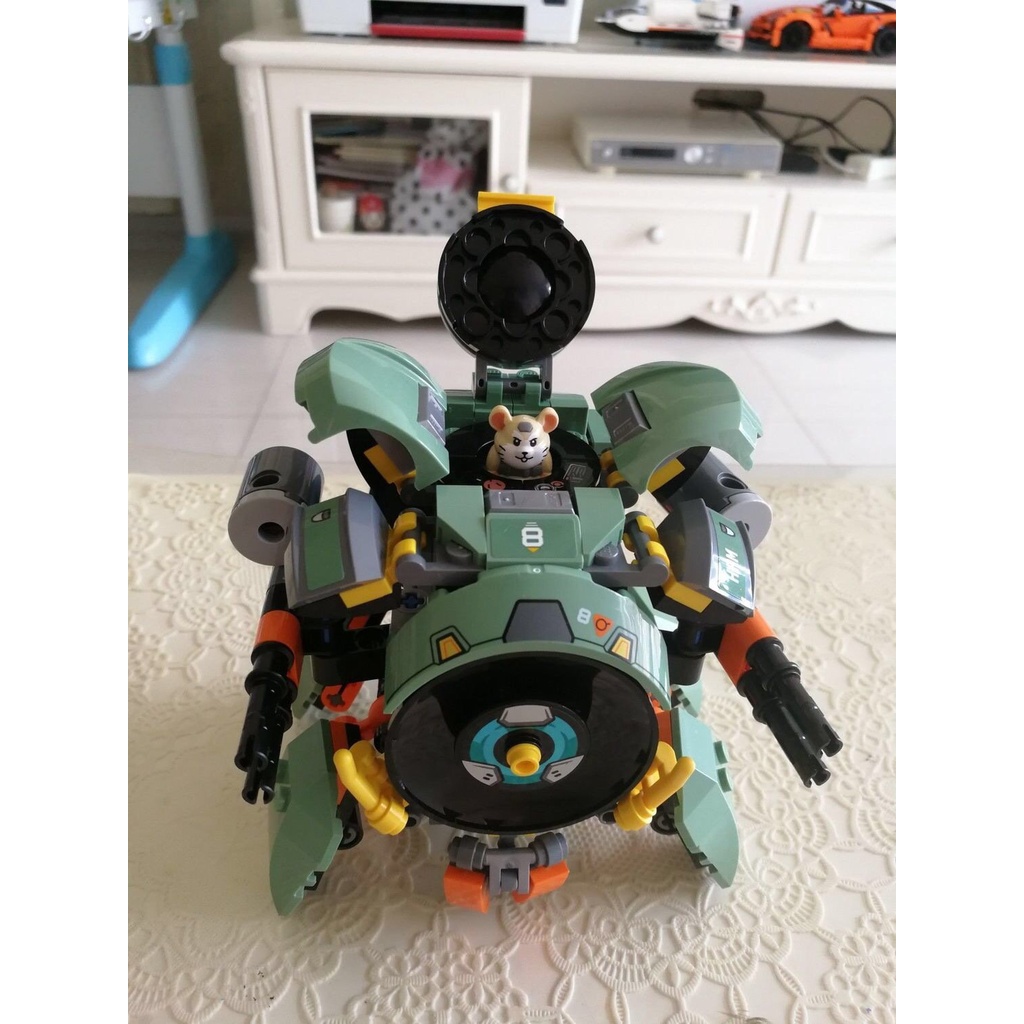 Đồ Chơi Lắp Ráp Kiểu LEGO Overwatch Mô Hình Wrecking Ball Hammond Chuột Hamster 12in1 - shopbecat