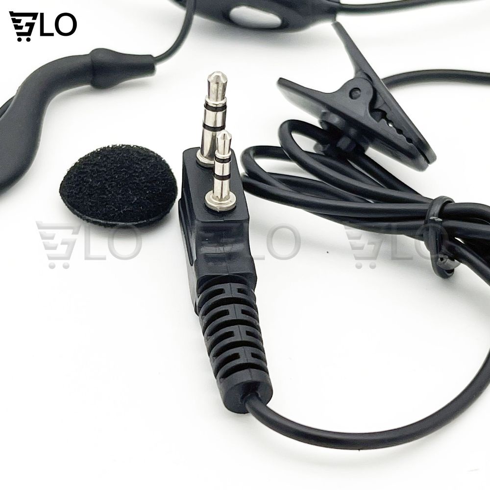 Tai Nghe Bộ Đàm Baofeng, Moto, Kenwood Loại 2 Đầu Jack 3.5li và 2.5li