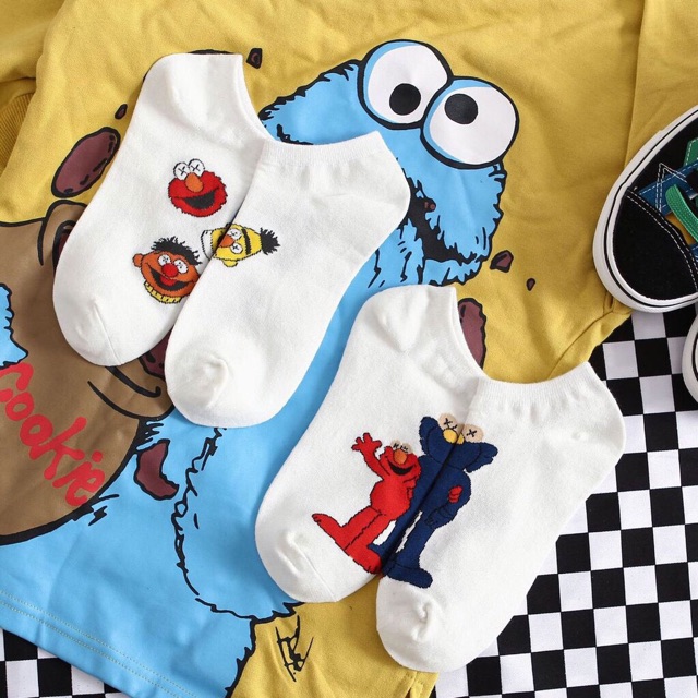 COMBO VỚ ( TẤT) ULLZANG KAWS CỰC PHONG CÁCH,NGỘ NGHĨNH,CÓ TÁCH LẺ