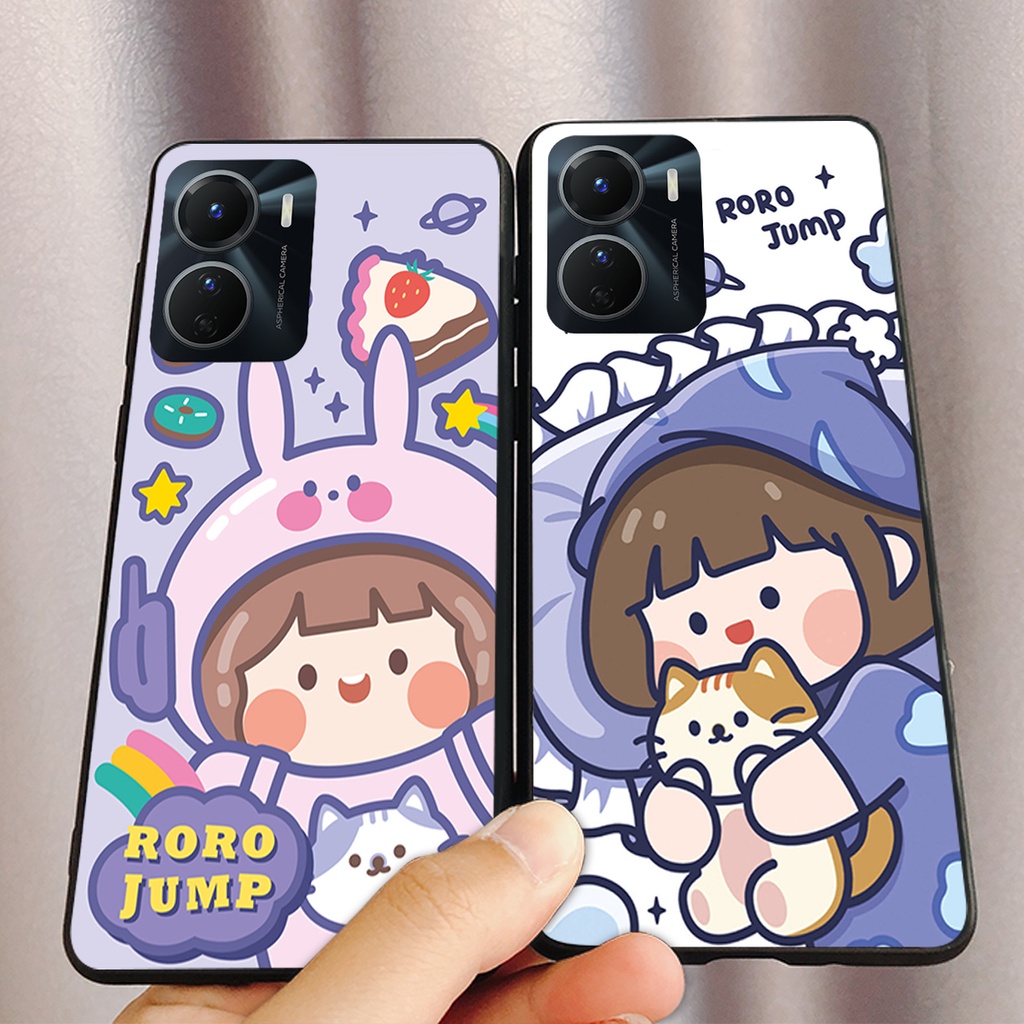 Ốp lưng Vivo Y16 4G - Vivo Y22S - Vivo T1 5G cô bé Jumpzozo cute cực đẹp