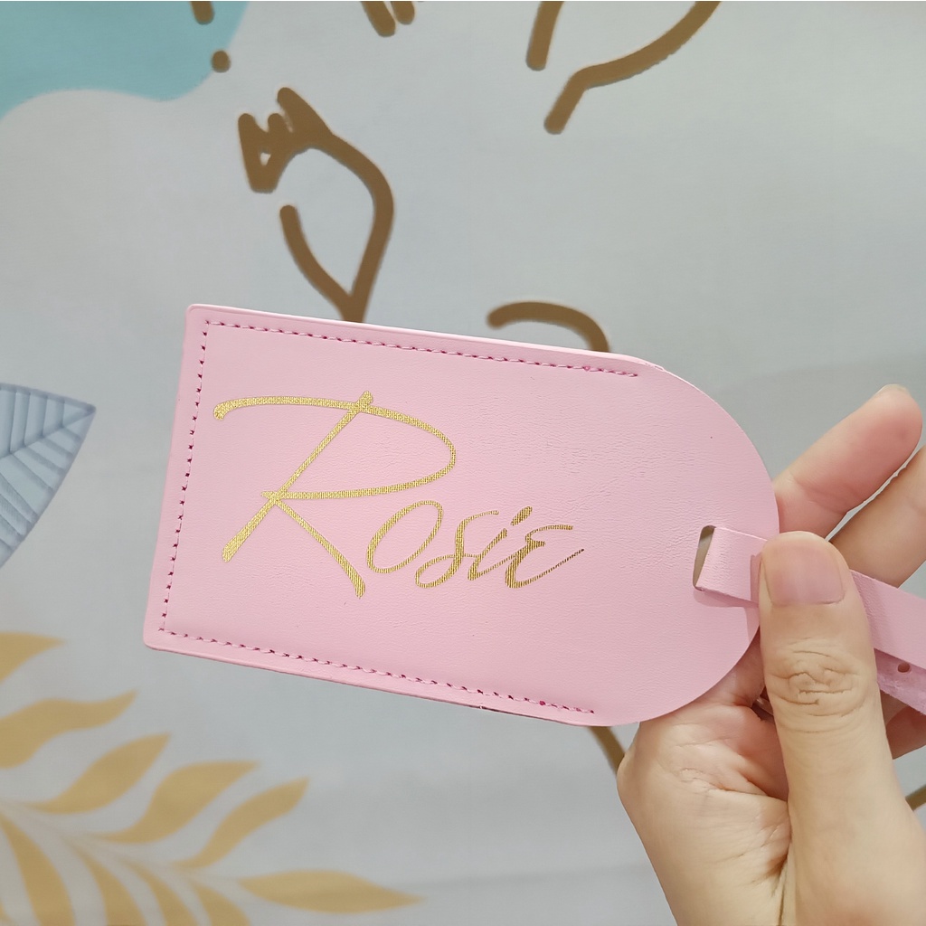 Thẻ hành lý bảng tên Nametag IN TÊN RIÊNG theo yêu cầu