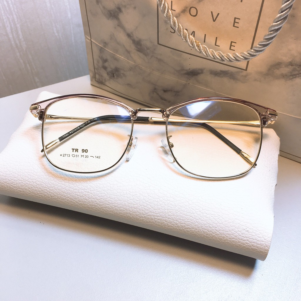 [Mã SKAMCLU7 giảm 10% cho đơn từ 0Đ] Gọng kính cận tròn bầu nam nữ 2713 nhận cắt mắt cận viễn loạn | BigBuy360 - bigbuy360.vn