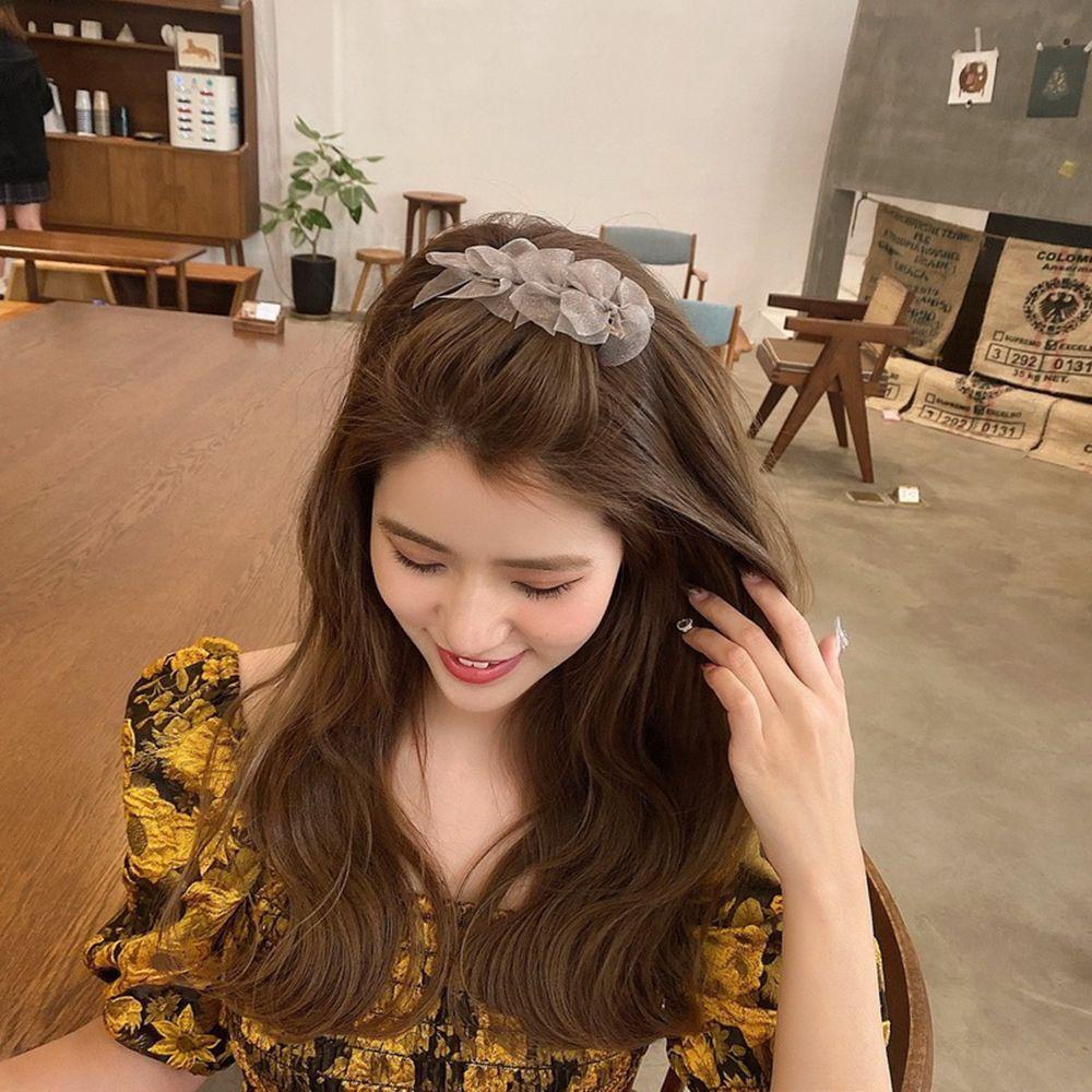 Kẹp Tóc Lưới Hình Nơ Đơn Giản Ngọt Ngào Cho Nữ