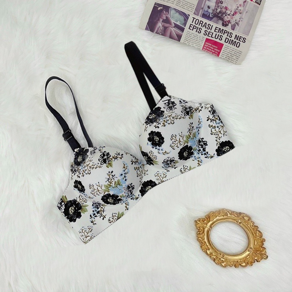 Áo ngực nữ không gọng bàn tay nâng ngực dễ thương đúc su gấm | BigBuy360 - bigbuy360.vn