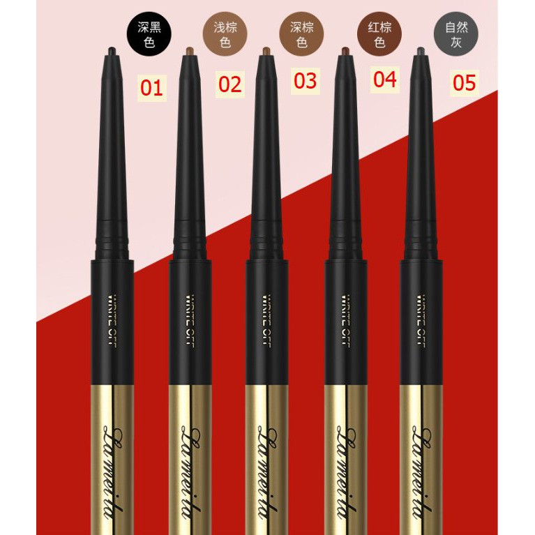 Chì kẻ Mày 2 đầu ĐEN VÀNG Lameila eyebrow eyeliner nội địa sỉ tốt - GIÁ RẺ 09 | BigBuy360 - bigbuy360.vn