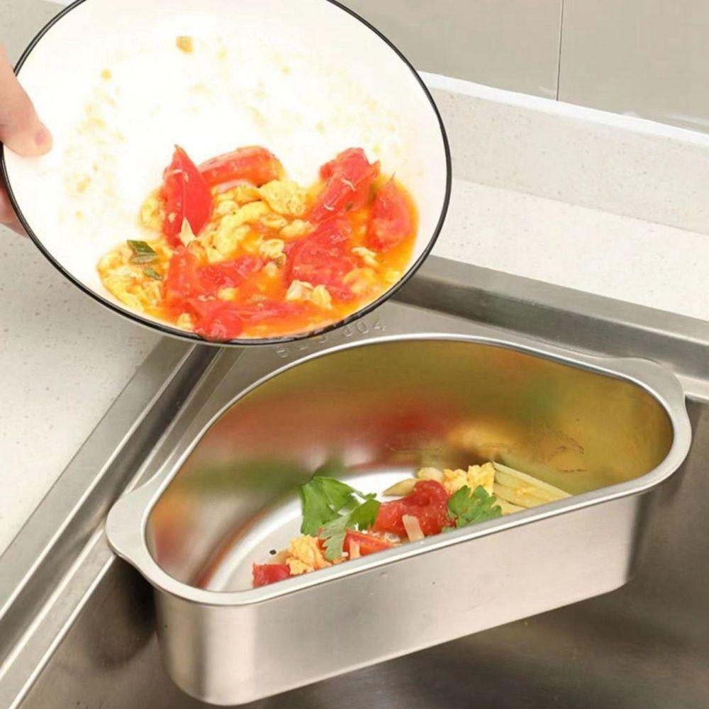 Rổ Tam Giác Đựng Thực Phẩm Ráo Nước Không Cần Khoan Lỗ Cho Nhà Bếp