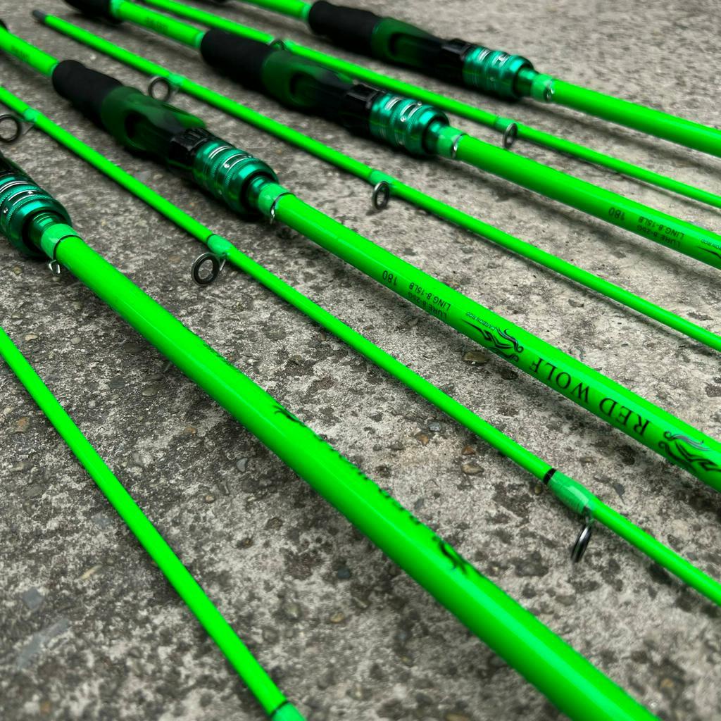 Cần Câu Lure Daiwa Sói Xanh, Cần Câu Cá Carbon Máy Đứng Và Máy Ngang