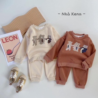 SET NỈ HÌNH GẤU CHO BÉ