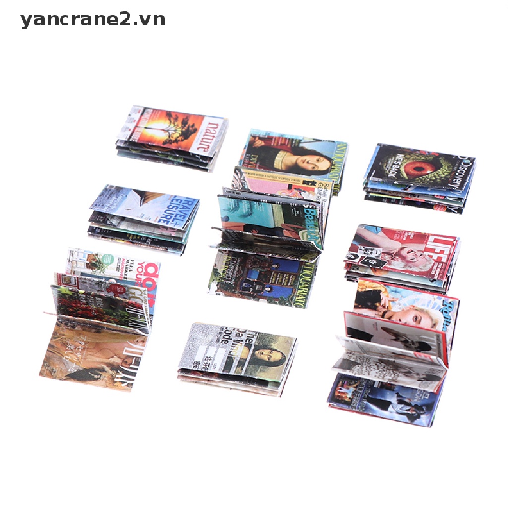 Bộ 3 Mô Hình Tạp Chí mini Tỉ Lệ 1: 12 Dành Cho Búp Bê