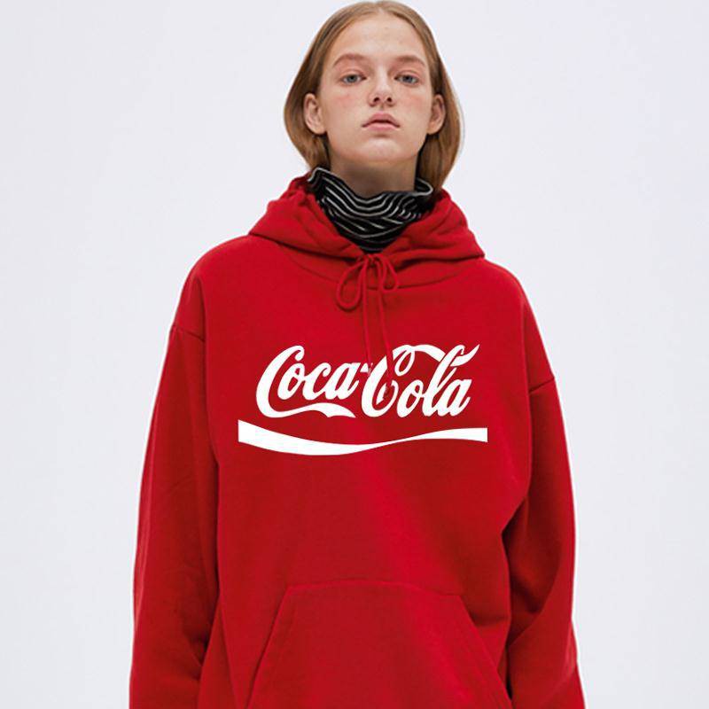 Áo Khoác Hoodie In Hình Coca Cola Thời Trang Hong Kong Cá Tính