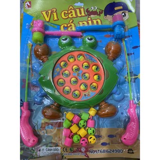Vỉ đồ chơi Câu Cá Đập chuột 2in1 - Đồ chơi trẻ em - Đồ chơi dùng pin