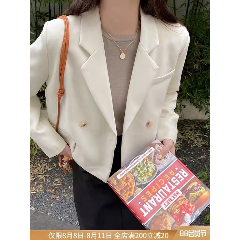 ( Hàng Đẹp - Có Clip ) Áo Khoác Vest Blazer Nữ 2 Nút Form Ngắn Vừa Hàng Đẹp 2 Lớp Thoáng Mịn - BLA22079 | BigBuy360 - bigbuy360.vn