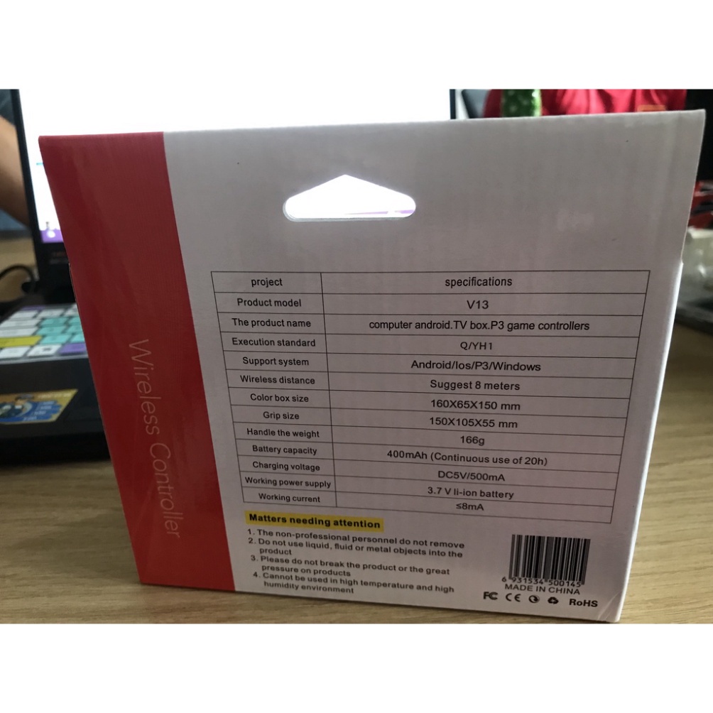 Tay Cầm Chơi Game Bluetooth X3/T3/V13 - Kết Nối Bluetooth V13 - Tay cầm chơi liên quân, PUBG,...