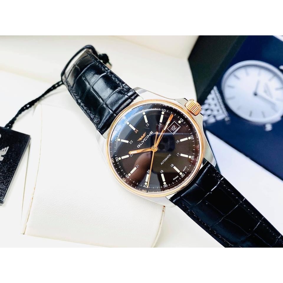 Đồng hồ - Nam - Glycine SWISS MADE - 3916.393.LBK9 | BigBuy360 - bigbuy360.vn