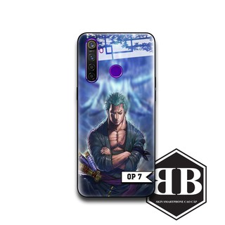 Ốp lưng kính cường lực one piece cho Oppo Realme 6 Pro Realme C3 Realme 5 Pro Realme 5 5i Realme 3 Pro