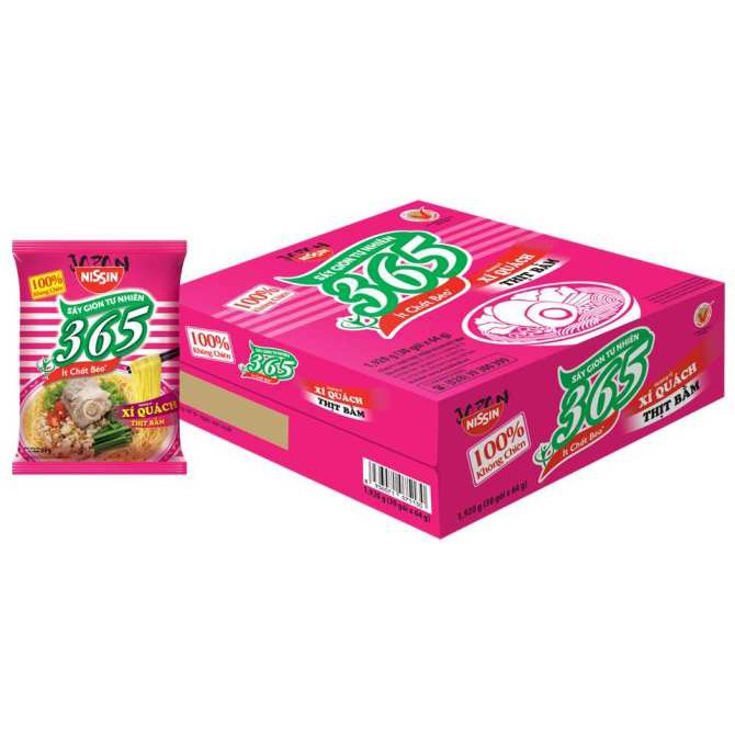 Mì 365 Xí Quách Thịt Bằm - Thùng 30 Gói