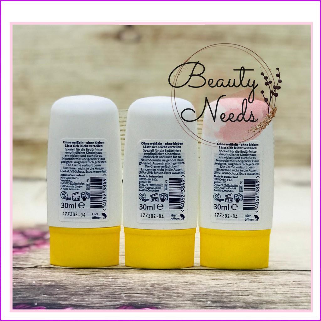 (đủ bill) Kem chống nắng Hipp của bé dành cho da mặt, siêu nhạy cảm, SPF 50+, 30 ml | BigBuy360 - bigbuy360.vn