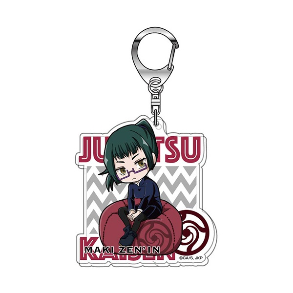 ( Mica trong acrylic ) Móc khóa JUJUTSU KAISEN Chú Thuật Hồi Chiến ver NẰM ĐỆM anime chibi xinh xắn