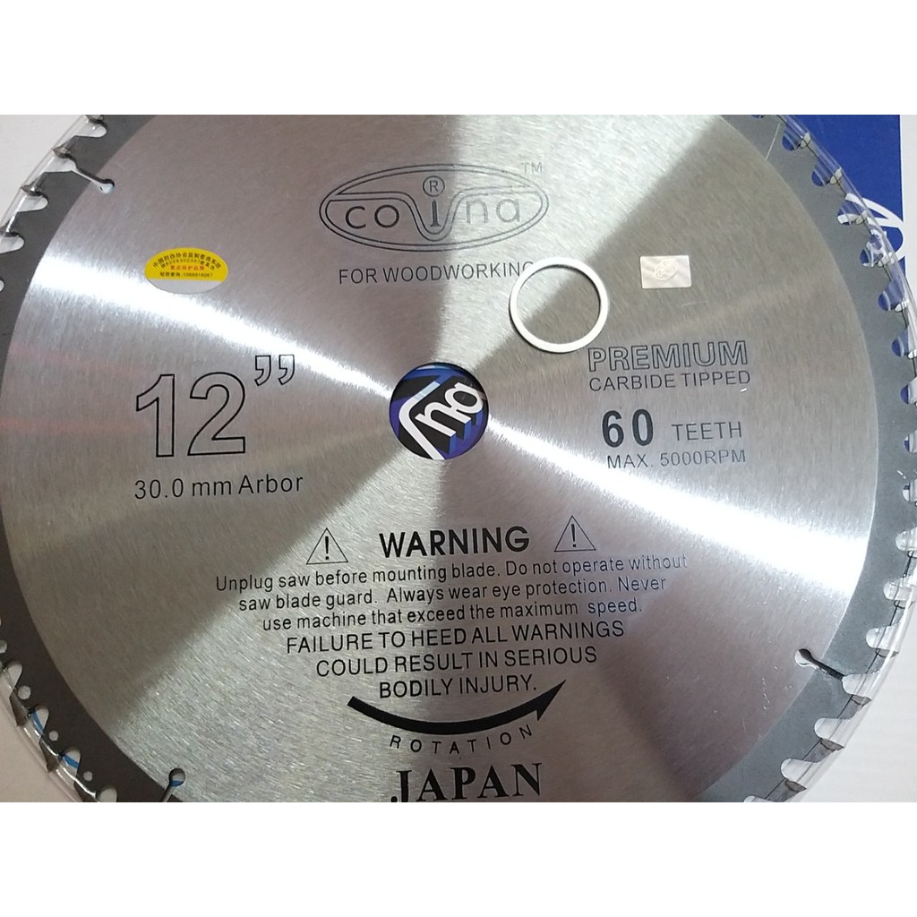 LƯỠI CƯA GỖ COVINA 305MM 60rang