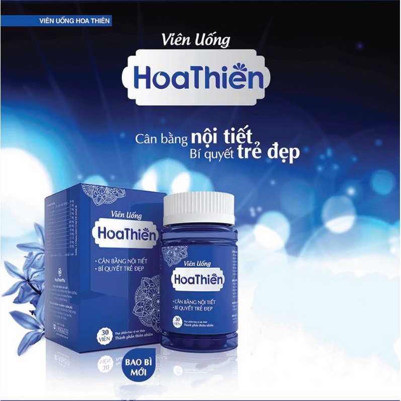 Viên uống hoa thiên, cân bằng nội tiết tố, hỗ trợ làm đẹp da