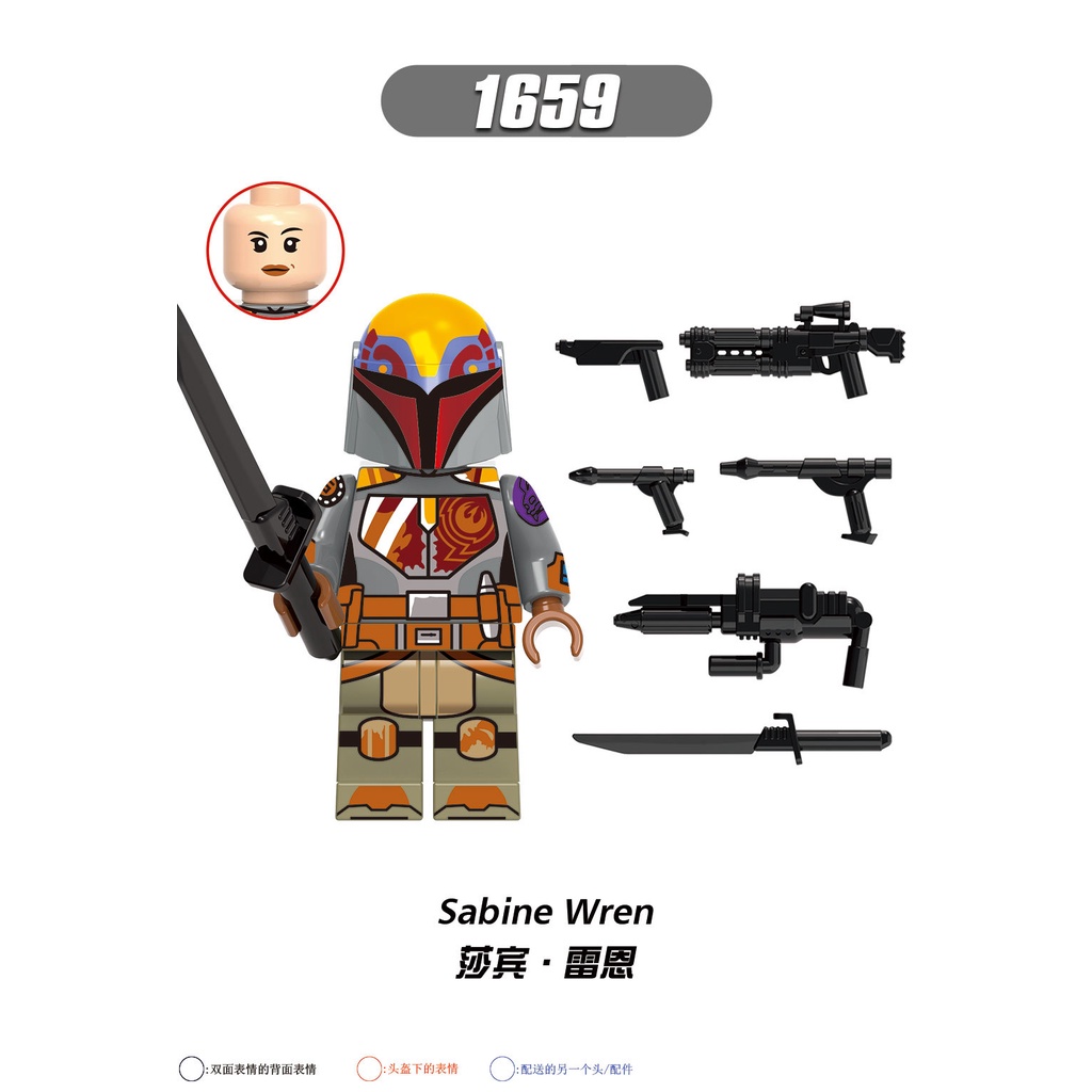 Minifigures Các Mẫu Nhân Vật Trong Phim Cuộc Chiến Giữa Các Vì Sao  X0307 - Đồ Chơi Lắp Ráp Mini