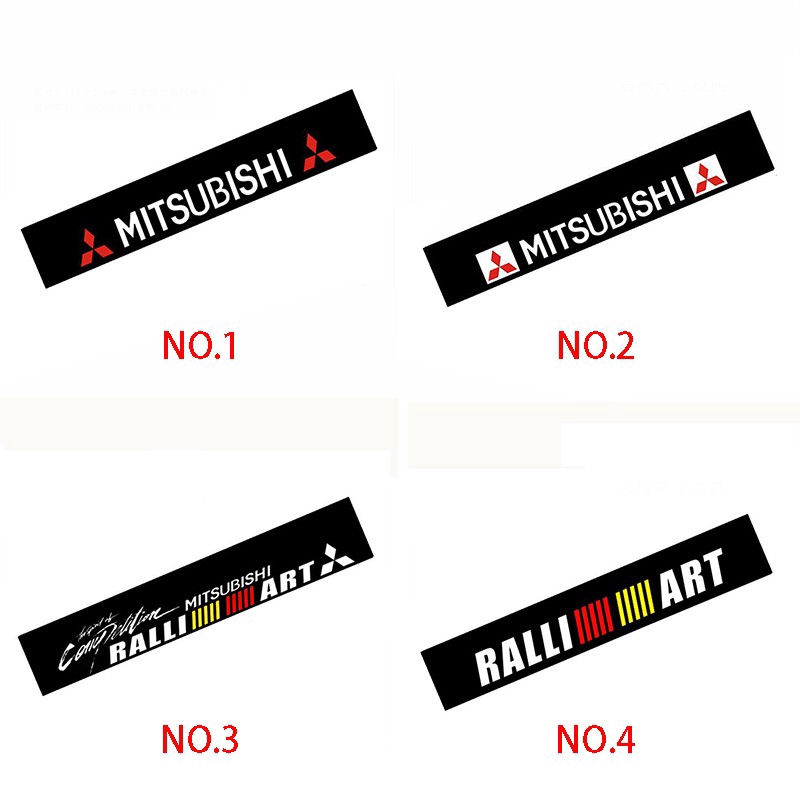 Nhãn Dán Trang Trí Xe Ô Tô Mitsubishi Asx Lancer Pajero Outlander Eclipse