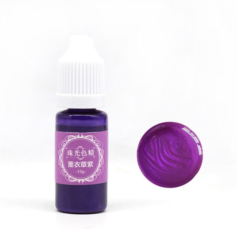 Chai resin epoxy nhiều màu ánh ngọc trai làm vật dụng handmade DIY