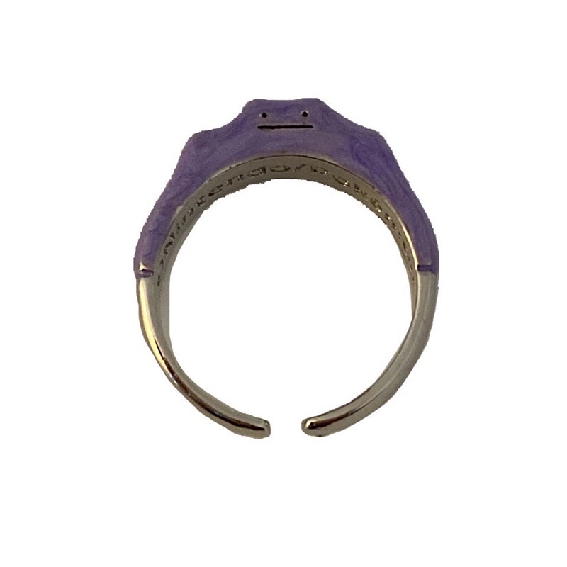 Nhẫn Hở Họa Tiết Mặt Cười Hoạt Hình Phong Cách Hàn Quốc Thời Trang Cho Nữ