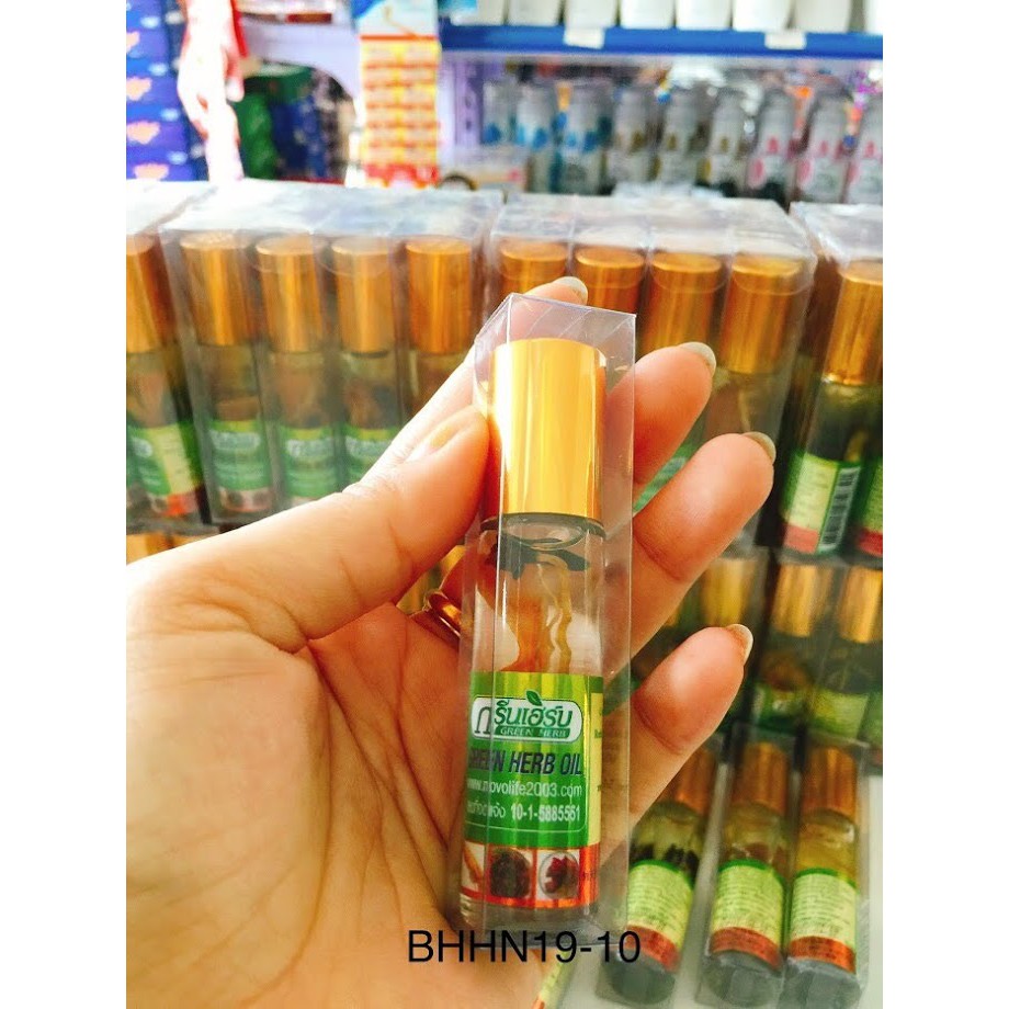 [Com Bo 2 Chai] 2 Chai Dầu Lăn Sâm Thái Lan Nhập Khẩu-8ml/Chai