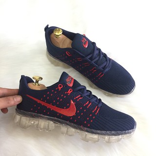 Giầy thể thao nam zom xanh logo đỏ đế hơi êm ( Chất Store )