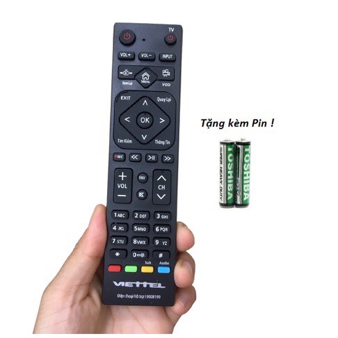Remote điều khiển đầu thu Viettel internet - Remote Viettel
