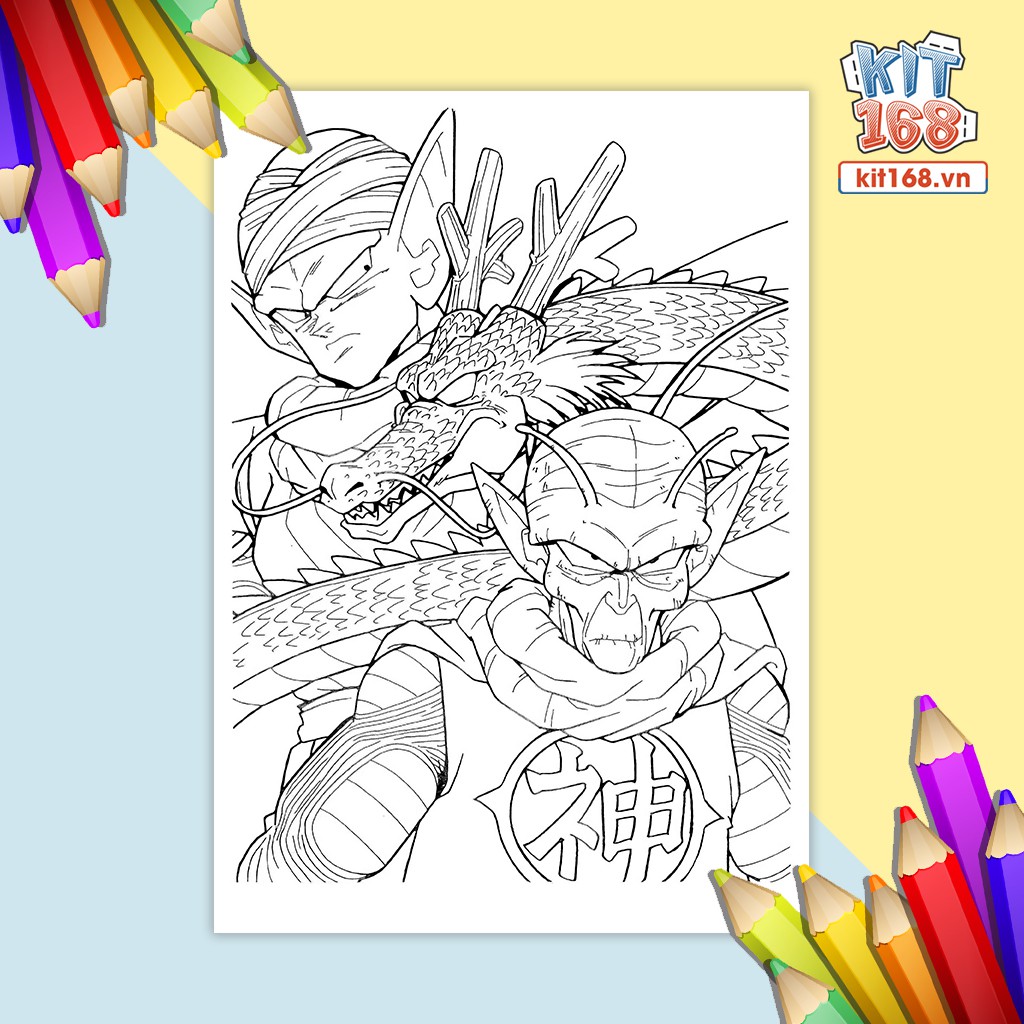 Tranh tô màu Dragon Ball TTM-0025