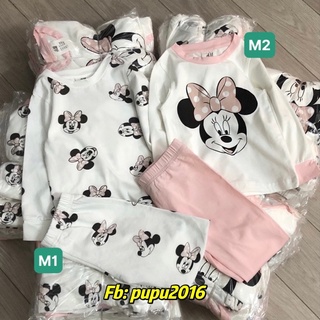 Set bộ cotton Mickey Minnie HM cho bé