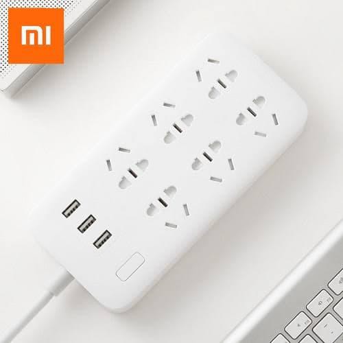 Ổ Cắm Điện Xiaomi Mi 6 Ổ Cắm 3 Usb 6 Lỗ Tiện Dụng