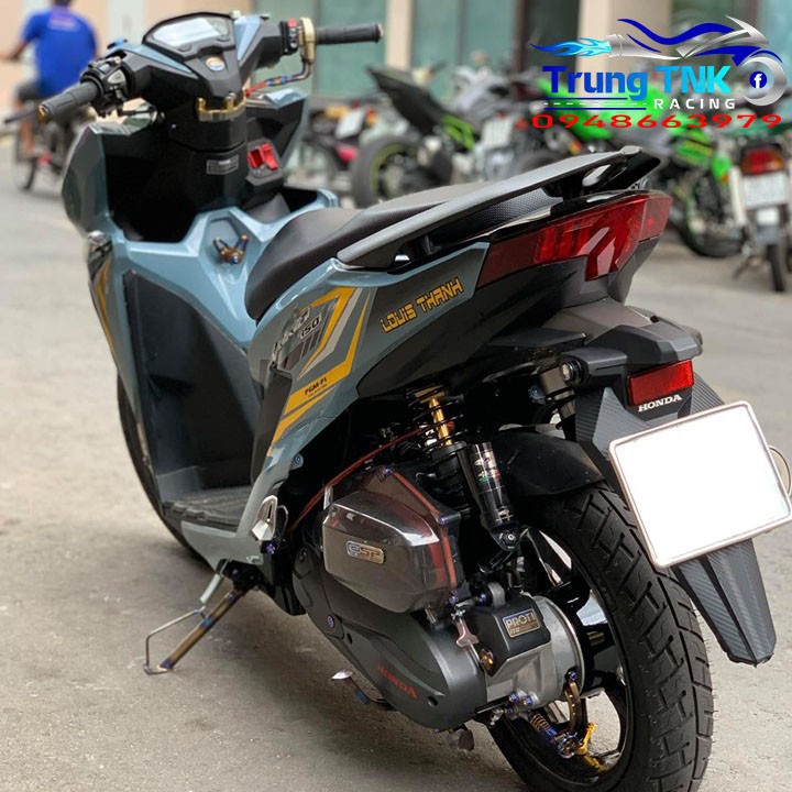 Pô E trong suốt gắn NVX,Vario 2018,PCX 2018.