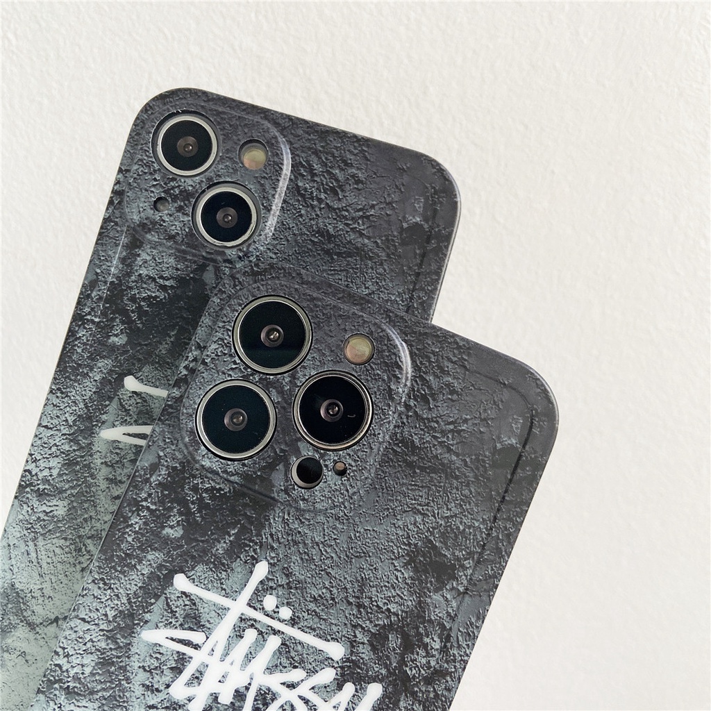 Ốp Điện Thoại Nhựa Cứng In Hình STUSSY Cho iPhone15 14 13 12 Mini 11 PRO MAX 6 / 6s 7 / 8plus SE2 X / XS XR XSMAX #Hg4761