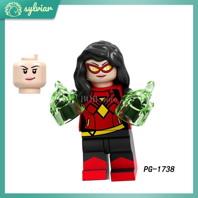[sylviar] Mô Hình Lego Siêu Anh Hùng Lego Người Nhện / Người Khổng Lồ