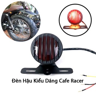 Đèn hậu tích hợp pat lắp biển số kiểu Cafe Racer cho xe 67 Win Cub Greennetworks