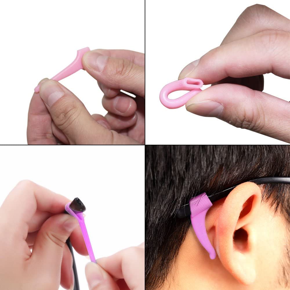 Dây Đeo Mắt Kính Bằng Silicon Mềm Bền Chống Trượt Có Thể Điều Chỉnh Kèm Đệm Mũi