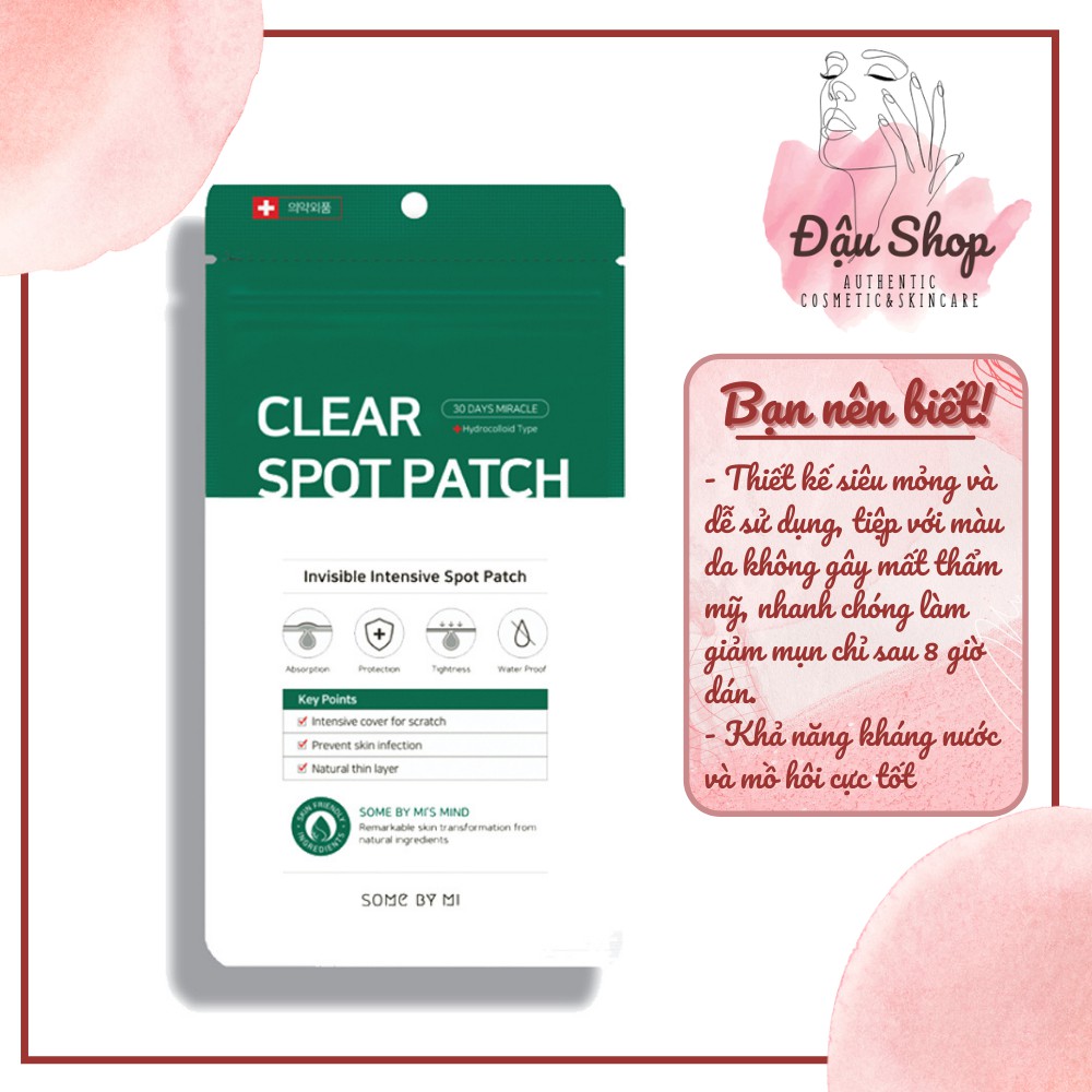 Miếng Dán Mụn Some By Mi Clear Spot Patch (Set 18 miếng)