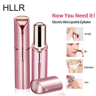 Máy tẩy lông HLLR kiểu dáng mini có cáp sạc usb tiện dụng cho phái nữ