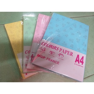 Giấy bìa màu thơm a4 180gsm camshop